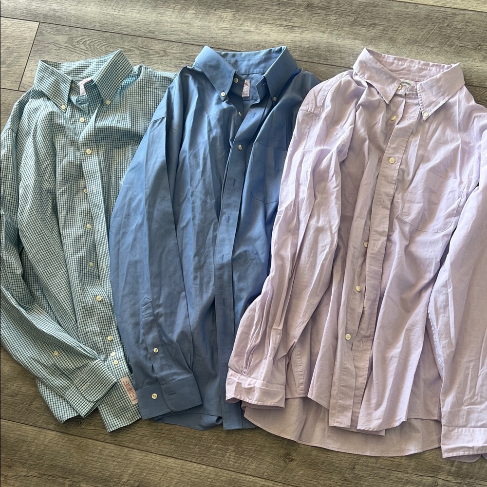 Men's Classic Button-Down Brooks Brothers Shirt Bundle